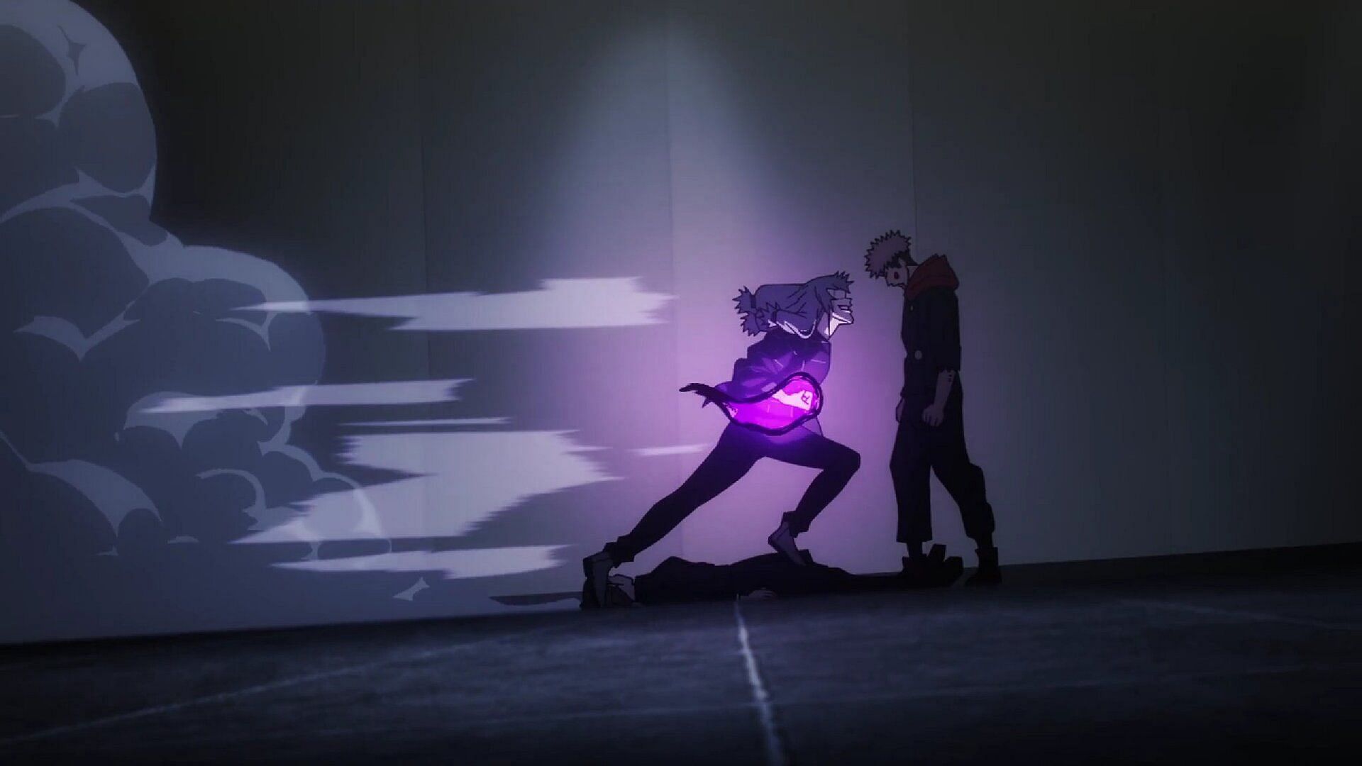 Mahito vs Yuji in Jujutsu Kaisen (Image via MAPPA)